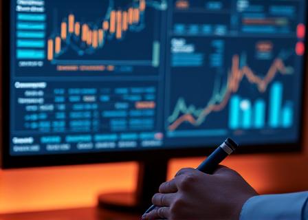 Graphs showing downward trend in customer attrition