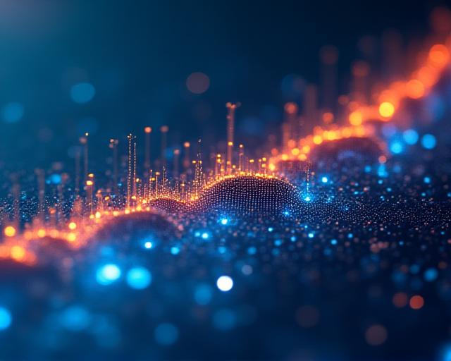 Abstract visualization of predictive data models and growth curves